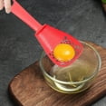 thumbnail image 1 of Multifunctional Kitchen Cooking Spoon, Upgraded Heat Resistant Kitchen Utensils Slotted Spoon, Food Grade Cooking Utensils for Cooking, Draining, Mashing, Grating, Separating (Red), 1 of 7
