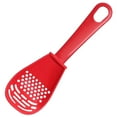 thumbnail image 1 of Multifunctional Kitchen Cooking Spoon, Upgraded Heat Resistant Silicone Slotted Spoon for Cooking, Mashing, Draining, Grating & Separating, Food Grade Non-Stick Kitchen Utensil Tool, Red, 1 of 9