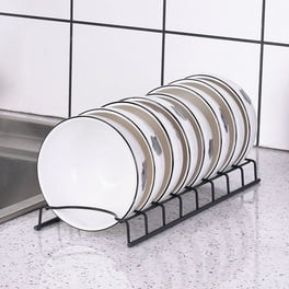 Tarmeek Kitchen Organization Bamboo Wooden Dish Rack Dish Dryer Plate Holder Kitchen Storage Cabinet Organizer for Plates Bowls Cups Pot Lids Cutting Boards Mitten Glove Rack Organization and Storage ...