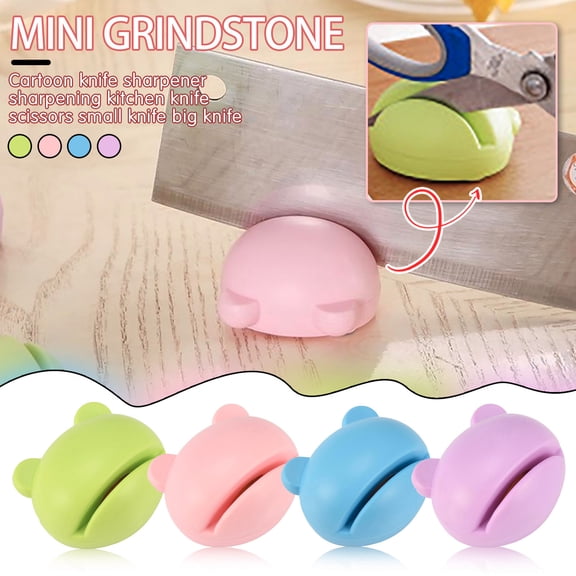 Multifunctional Kitchen Knife Sharpener Quick Sharpening Whetstone Tool for Chef Knives Scissors Cleavers Safe Household Grinding Gadget, Purple, High, Quality, Reliable