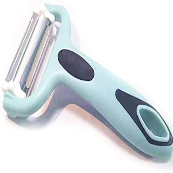 Multifunctional Kitchen Peeler and Potato Peeler, Stainless Steel Peelers for Vegetables, Carrots, and Fruits, with Sharp Blades, Multi-Functional Kitchen Tools 3-in-1, Blue