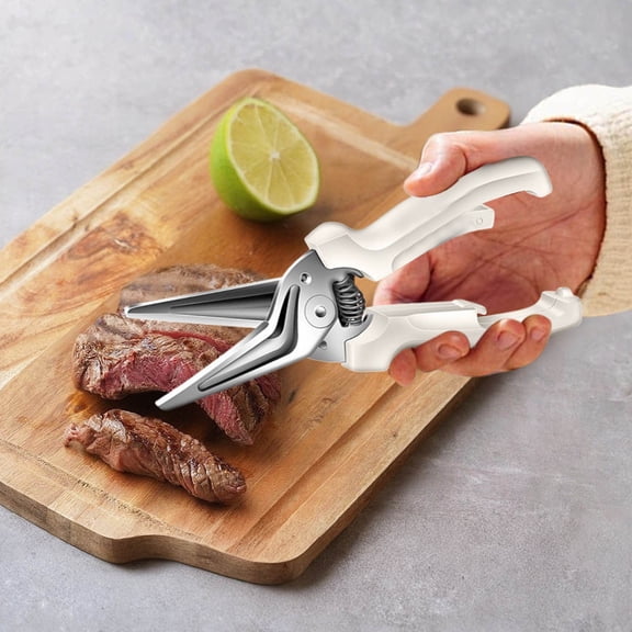 Multifunctional Kitchen Shears Heavy Duty Stainless Steel Scissors Assist Tool For Efficient Food Preparation