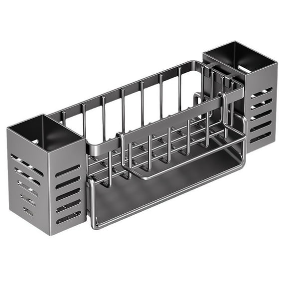 Multifunctional Kitchen Sink Rack Set 3pcs for Sponges and Dish Soap Storage