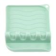 thumbnail image 1 of Multifunctional Kitchen Spoon Rest with Drainage and Pot Lid Holder,Space-Saving Organization Rack for Utensils(Mint Green), 1 of 3