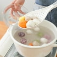 thumbnail image 1 of Multifunctional Kitchen Strainer High Temperature Resistant Colander Long Handle Strainer Spoon for Pasta Salad & Vegetables Easy Draining & Serving Tool for Home Cooks & Professional Chefs, 1 of 8