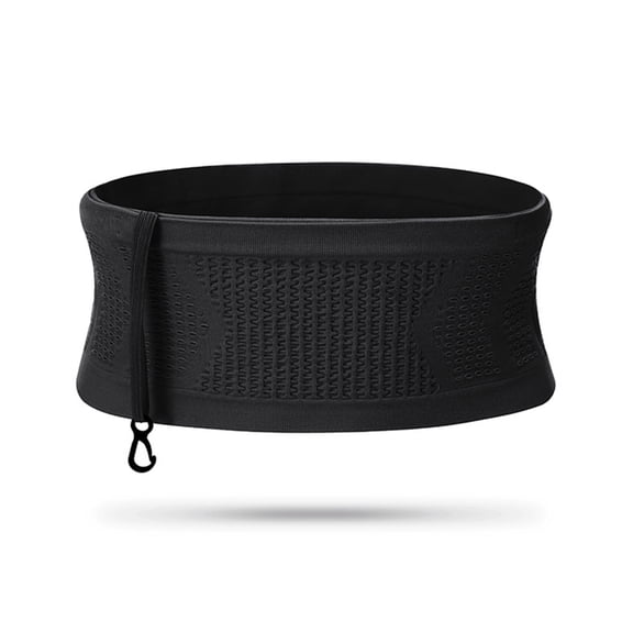 Multifunctional Knit Breathable Concealed Waist Bag, Adjustable Running Waist Belt Knit Concealed Waist Bag Storage Belt