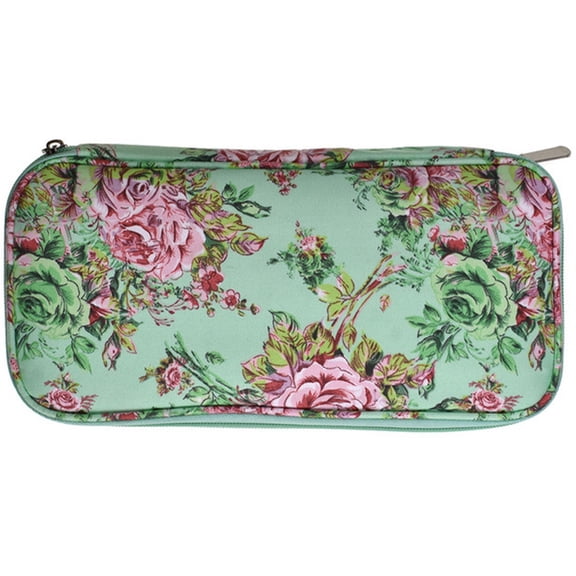 Multifunctional Knitting Tool Organizers Oxfords Materials Zippered Compartments for Needle Yarns and Crafting Supplies