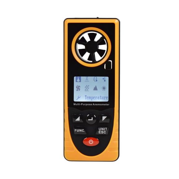 Multifunctional LCD Display Digital Anemometer Wind Speed Measuring Tools Digital Anemometer