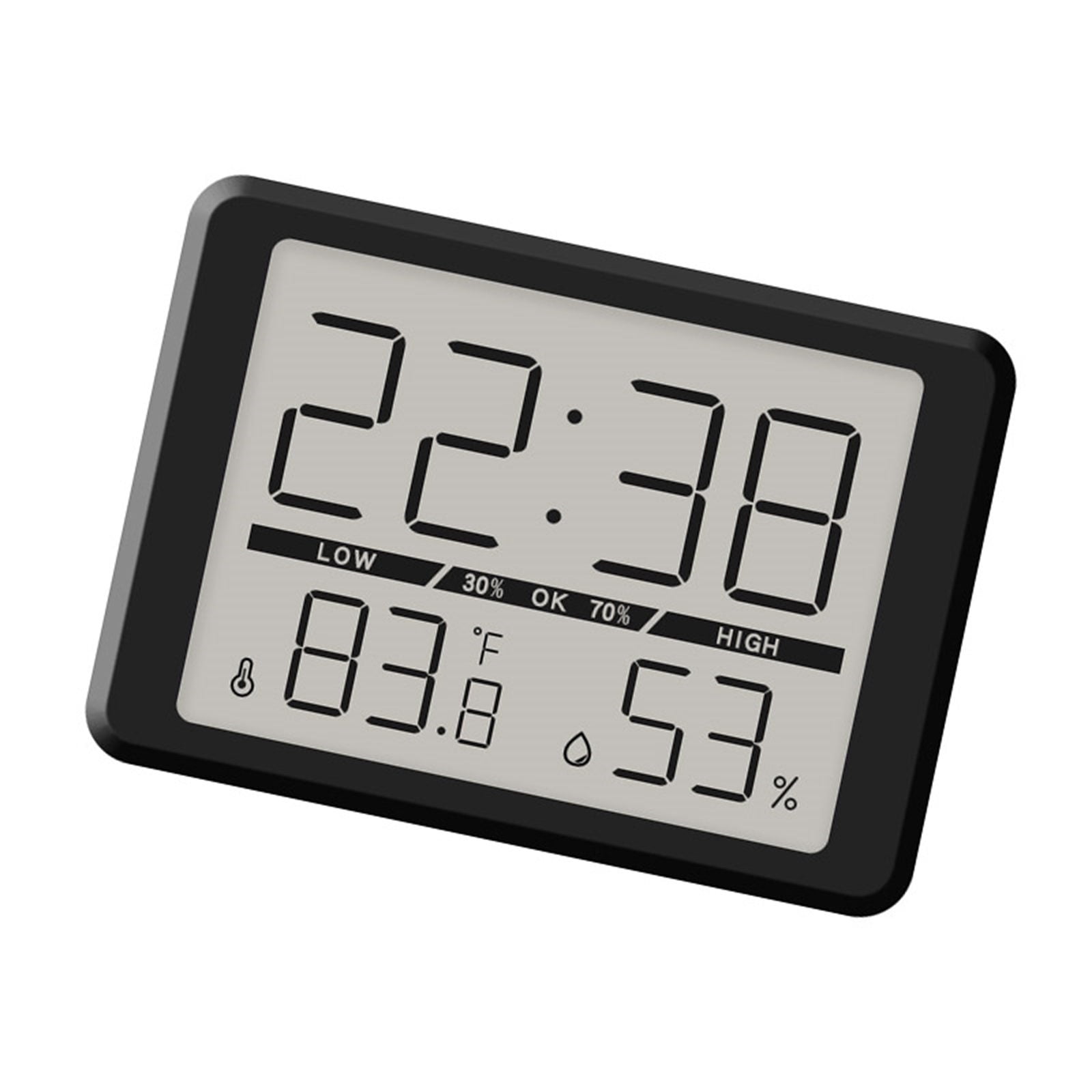 Multifunctional LCD Wall Desk Alarm Clock with Time Date Temperature ...