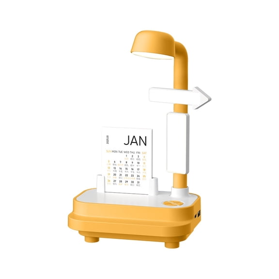 Multifunctional LED Night Light, Adjustable Brightness Desk Lamp, Bluetooth Speaker with Calendar, Perfect for Home Office, Dormitory Use