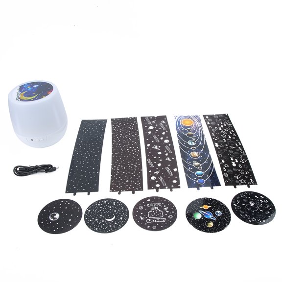 Multifunctional LED Night Light USB Star Projector Lamp - Perfect for Bedroom Decor, Gifts, and Birthdays - Non-Rotating Constellations