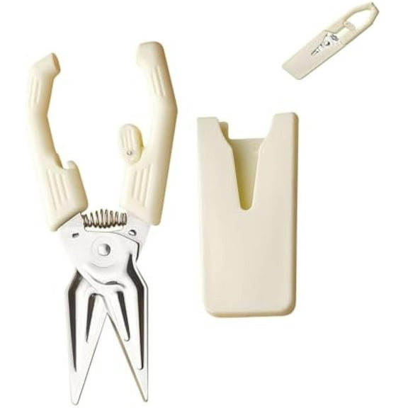 Multifunctional Labor-saving Kitchen Shear, Spring Assisted KitchenShears, Kitchen Scissors with Detachable Magnetic Cover (1 Pcs)