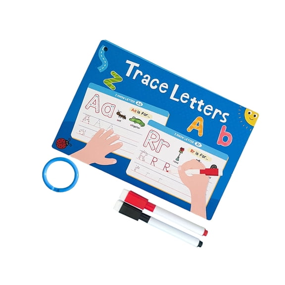 Multifunctional Letter Writing Practice Cards Paper Texture for to Improve Pen Control and Letter Formation