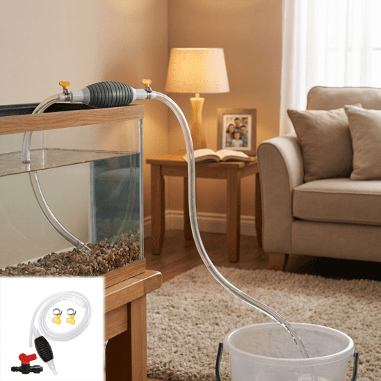 Multifunctional Liquid Siphon Pump – Manual Transfer Pump for Gas Fuel – Portable Fluid Extractor for Home Garage Use (With 4.9ft Hose)