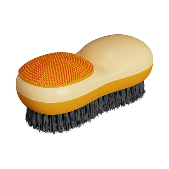 Multifunctional Long Handle Shoe and Furniture Cleaning Brush with Soft Microfiber Bristles for Gentle, Effective Care on Shoes, Upholstery, and Household Surfaces
