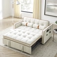 thumbnail image 1 of Multifunctional Loveseat - Two Rolling Pillows Included - Small Apartment - Added Back Support, 1 of 6