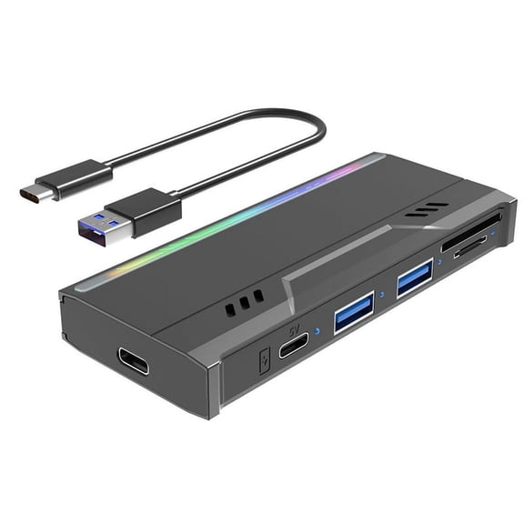 Multifunctional M.2 Hard Drive Enclosure Supports TF/S D Card NVME/NGFF Protocol Solid State Drive Enclosure-A