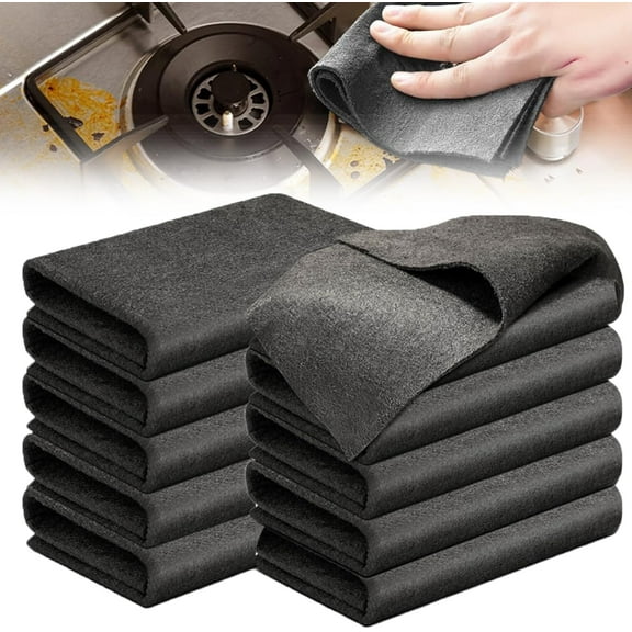 Multifunctional Magic Cloth, Reusable Thickened Magical Cleaning Cloth, Streak Free Magical Microfiber Cleaning Cloth, Suitable for Glass,Window, Kitchen, Cars (15PC)