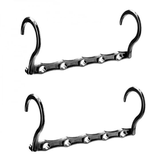 Multifunctional Magic Hook Hanger Space-saving 5 Holes Hanger Simple Folding Windproof Clothes Hanger Apartments Dorms Home