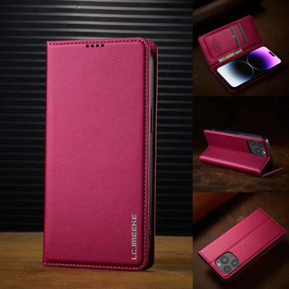 Multifunctional Magnetic Flip Leather wallet Phone Case iPhone 17 Pro Max 17 Air 16 Plus 15 Pro 14 13 Mini 12/12Pro 11 16Promax Card Slots Cover