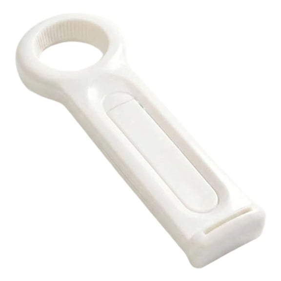 Multifunctional Manual Can And Bottle Opener, Plastic Colorful Kitchen Gadget With Mobile Phone Holder, Ergonomic Handle For Home Use (White ,14.8*5.2CM)