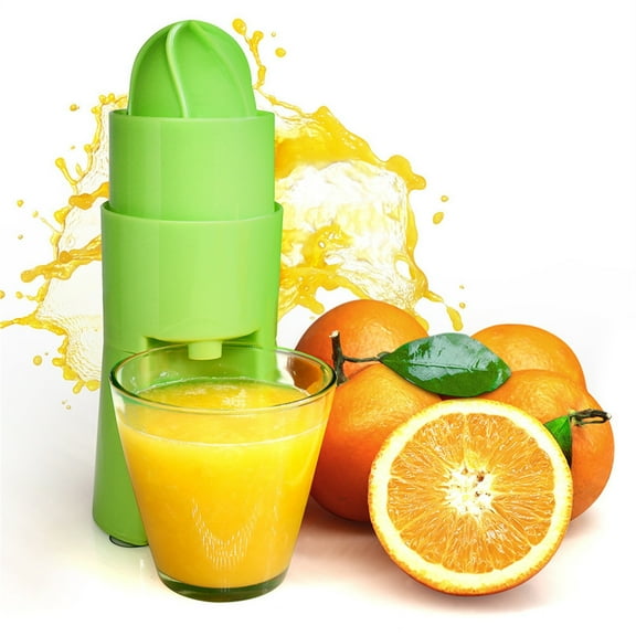 Multifunctional Manual Juicer, Hand Press Fruit Squeezer, Lever Design Citrus Juicer for Lemon Orange Watermelon Tomato, Easy Clean Small Juicer for Home Kitchen Picnic,Green