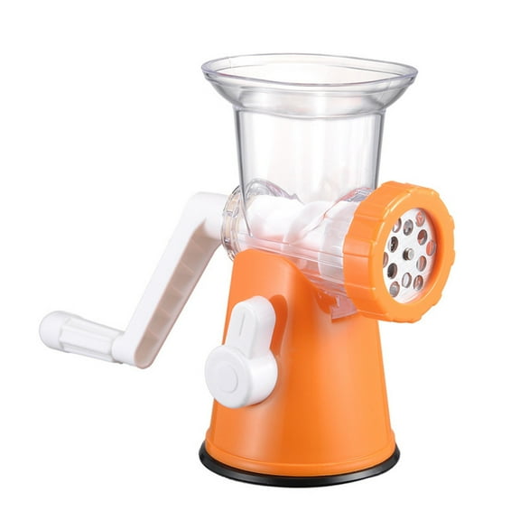 Multifunctional Manual Meat Grinder, Food Chopper With Hand Crank Design For Easy Grinding, For Home Kitchen Making Sausages, Ground Beef, Pork, Vegetables, Fruits