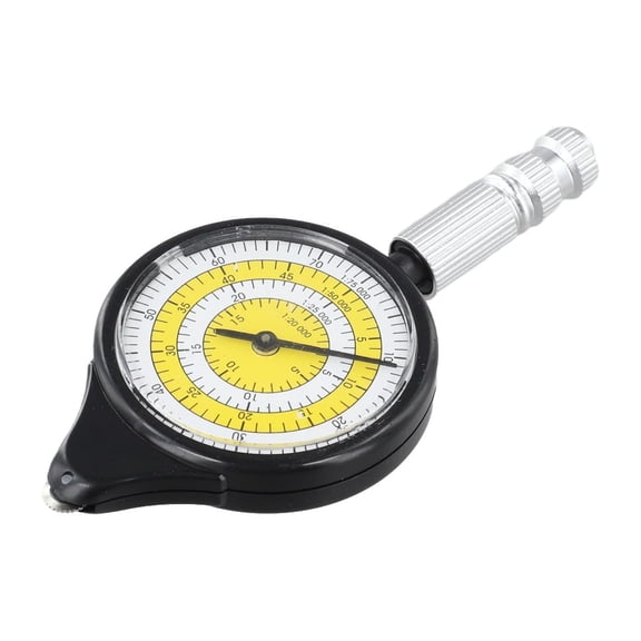 Multifunctional Map Distance Measuring Wheel Curvimeter Aluminum ABS Compass Tool for Hiking Navigation Geography Education