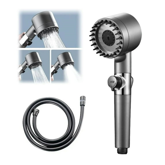 Multifunctional Massage Shower, Three Adjustable Modes of Filtering Shower Head