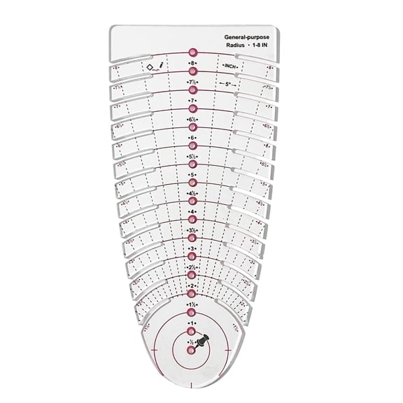 Clear Scale Acrylic Measuring Tool Sewing Ruler For Garment Sewing Pattern And Textile Art Project Tailoring Tasks