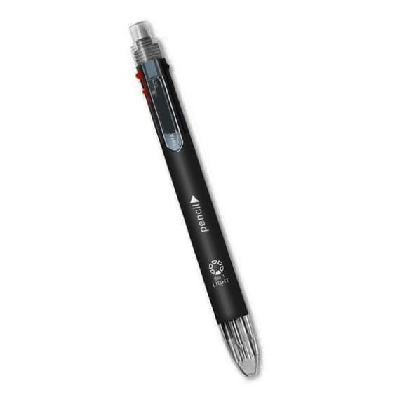Multifunctional Mechanical Pencil 5 Color-in-1 Ballpoint Pen, for Shool Office