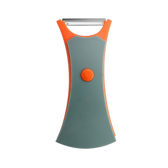 Multifunctional Melon and Fruit Peeler - Rotating Storage, Ergonomic Handle, Stainless Steel Design, Easy to Use Shaving Edges