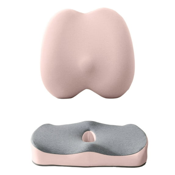 Multifunctional Memory Foam Cushion Set For Chair/Car Including Lumbar Cushion Coccyx Cushion Back And Coccyx Injected With Gel Cloud Support Soft Seat Cushions for Pressure Car Seat Cushion for Seat