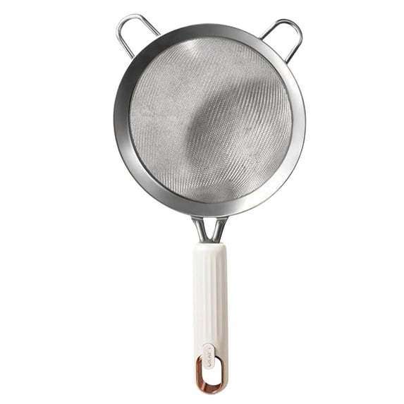 Multifunctional Mesh Strainers Set of Mesh Sieve for Baking Stainless Steel Kitchen Tools Mobile Flour Sieve Household Sieve Baking Handheld Filter Screen