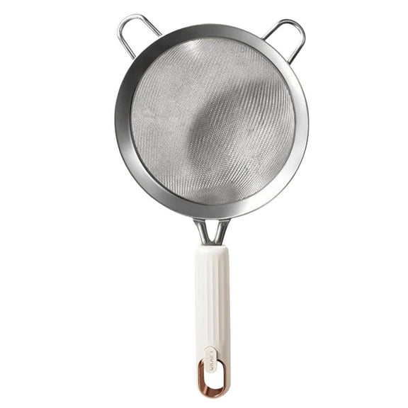 Multifunctional Mesh Strainers Set of Mesh Sieve for Baking Stainless Steel Kitchen Tools Mobile Flour Sieve Household Sieve Baking Handheld Filter Screen