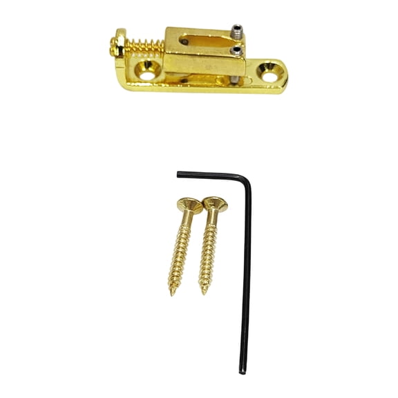 Multifunctional Metal Electric Guitar Bridge with Enhancing Sound Conduction for Clear Notes and Stable Operations