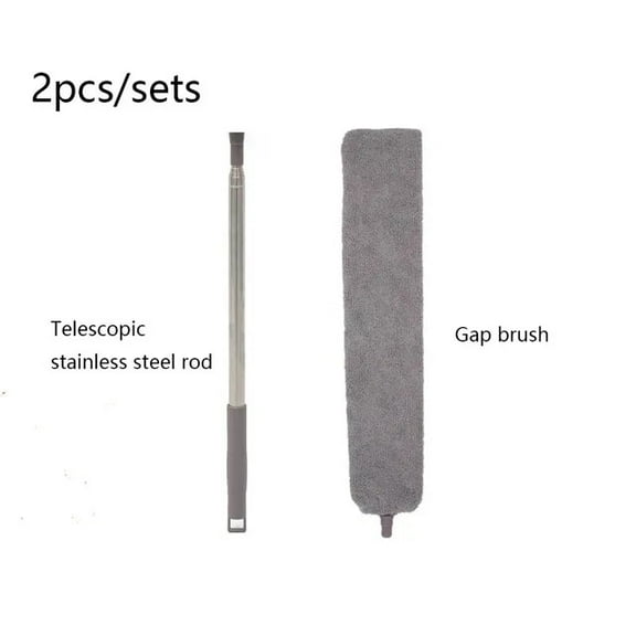 Multifunctional Microfibre Brush Gap MopTelescopic Washable Duster Long Extendable 250 cm for Spider Web Remover Dust Cleaning