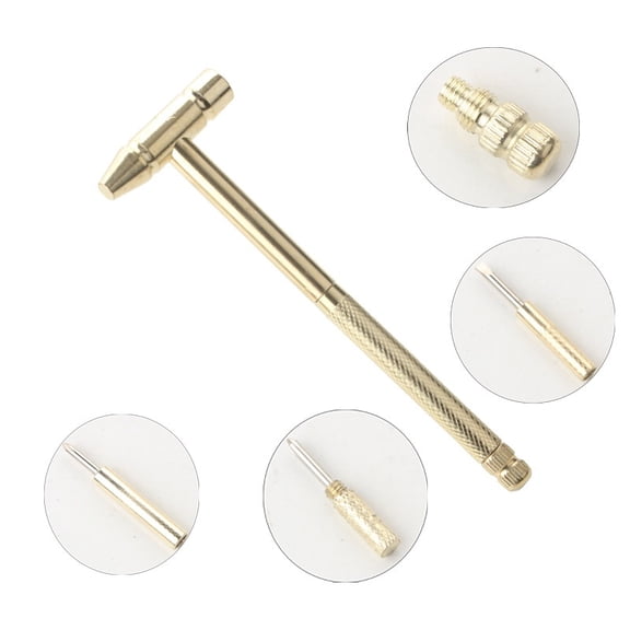 Multifunctional Mini Copper Hammer - 5-in-1 Household Tool with Screwdriver