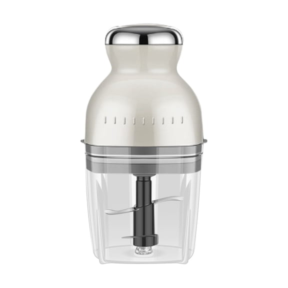 Multifunctional Mini Food Processor with Meat Grinder and Whipping Disc, 500ml Portable Stainless Steel Juicer for Baby Food, Chopping, Pureeing and Kitchen Use