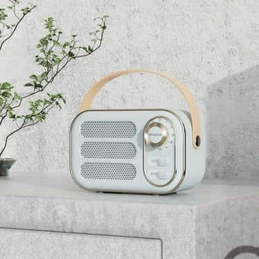 Multifunctional Mini Portable FM Radio Bluetooth Speaker USB TF AUX Indoor Outdoor Retro-Design Wireless Speaker Of The Day Gifts For Womem/Men