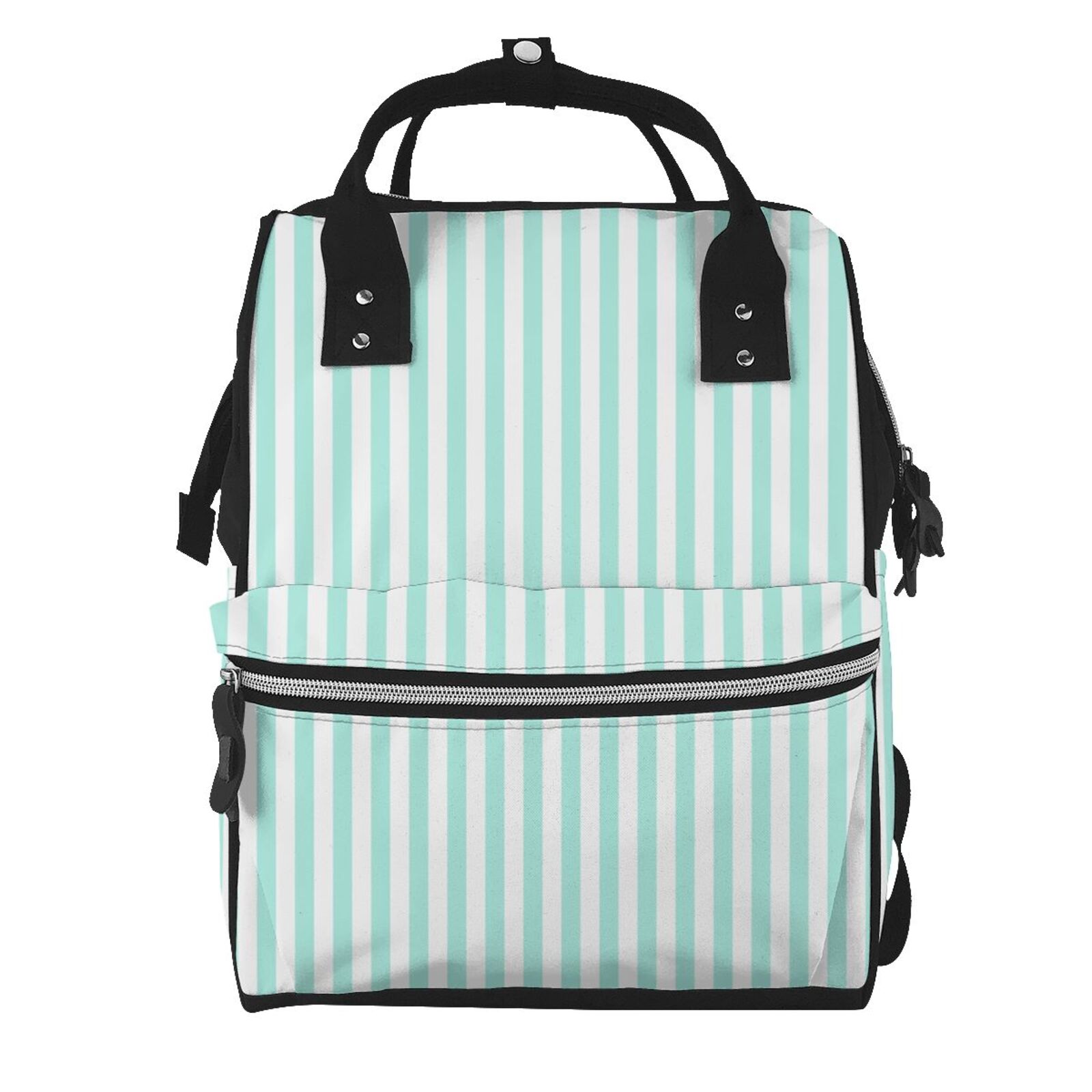 Multifunctional Mommy Bag Baby Diaper Backpack Care Bag Fashion Mommy Large capacity Shoulder Mommy diaper bag Travel Backpack Blue And White Stripes