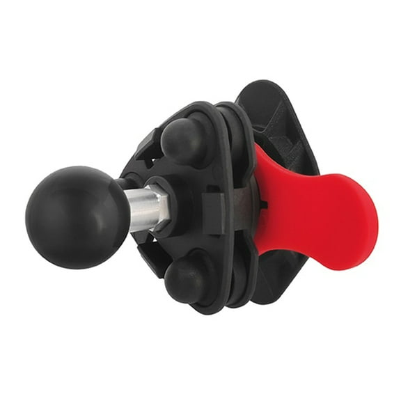 Multifunctional Motorcycle Phone Bracket Support Twist Lock Suction Base Double Socket Arm for Efficient Delivery Route