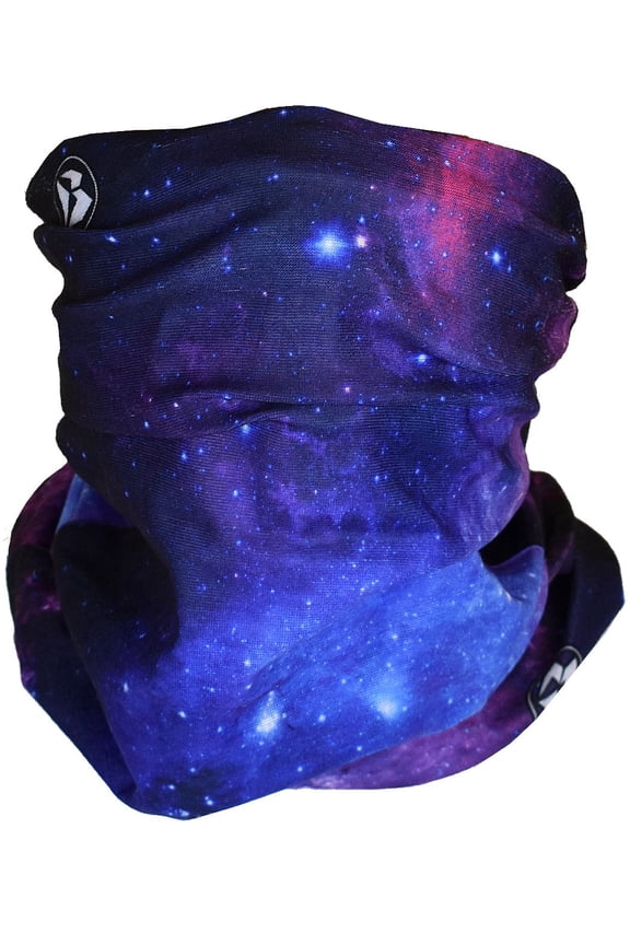 Multifunctional Multipurpose Tube Bandana Headband Face Mask Mouth Protective Cover, Galaxy