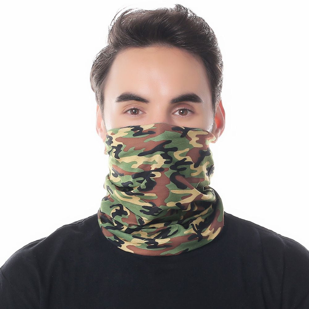 Customed Multi Functional Wear Face Mask, Head Scarf, Bandana Custom Printed Logo Snood - Multifunctional Head Scarf main image 2