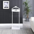 thumbnail image 1 of Multifunctional Mute Valet Stand with Trouser Rail Clothes Rack with Shoe Rack and Drawer for Hallway Changing Room Jacket Hanger Easy to Assemble, 1 of 4