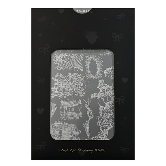 Multifunctional Nail Pattern Template with Intricate Lace Grid Design Suitable for Salon Quality at Home Manicures