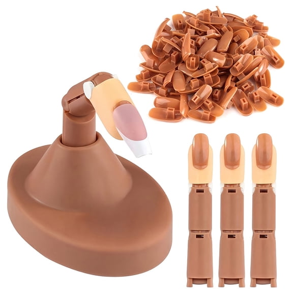 Multifunctional Nails Art Practice Hand Model NonTilt Base Design Includes Various Sized Tips For Beginners Advanced Manicurists Skill Enhancement Exercises