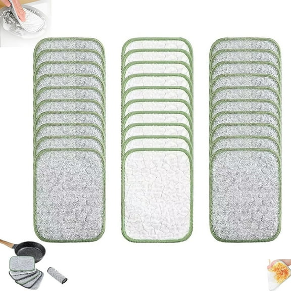 Multifunctional Non-Scratch Wire Dishcloth, Silver Wire Mesh Knit Cleaning Cloth, Wire Dish Towels for Kitchen, Sinks, Pots, Pans.