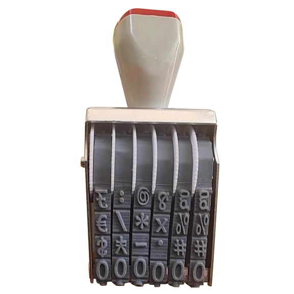 Multifunctional Number Stamp 0-9 Changeable Number Stamp Business Stamp Number Stamp