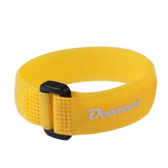 Multifunctional Nylon Fastener Cable Strap for Bicycle Mountain Bike Cargo Rack Binding Belt, Tie for Outdoor Cycling Gear Organization, 200mm Length, Assorted Colors(Yellow)